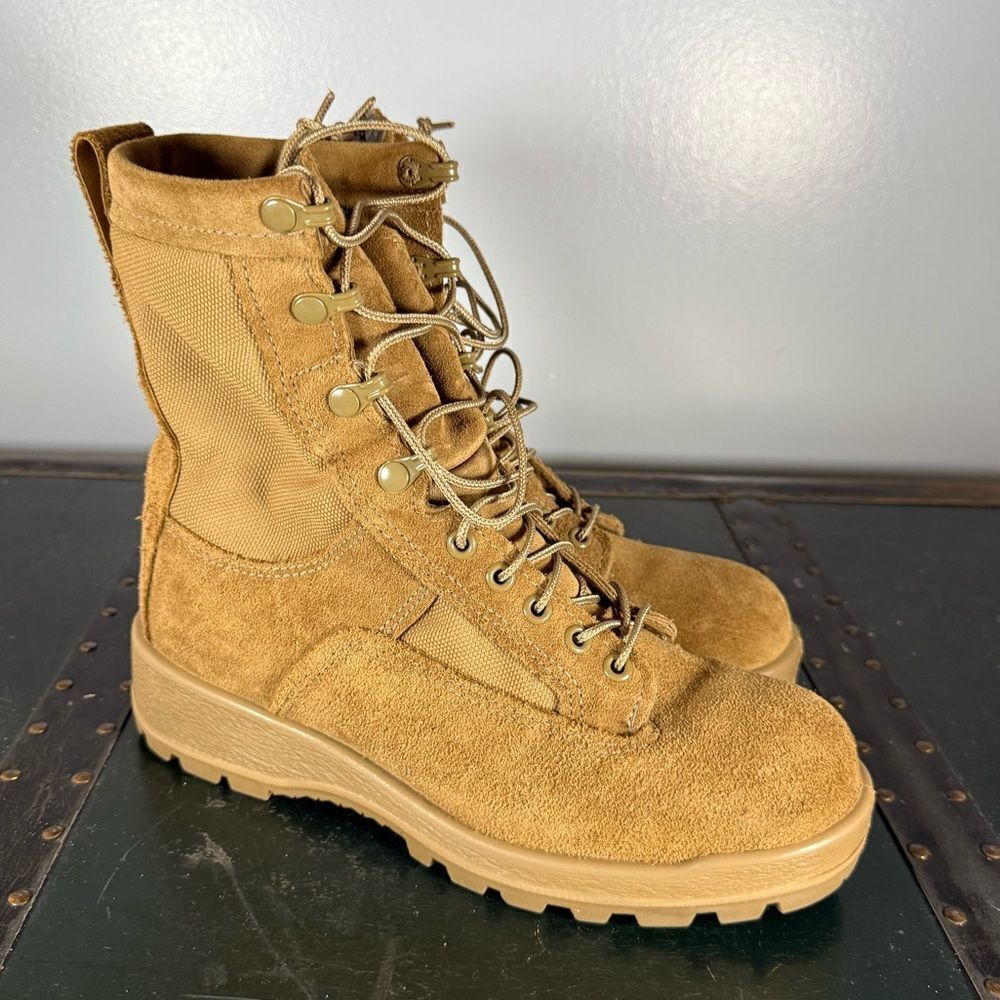 Altama Temperate Weather Combat Boots Sz 6 USM Coyote Safety Toe Gore-Tex